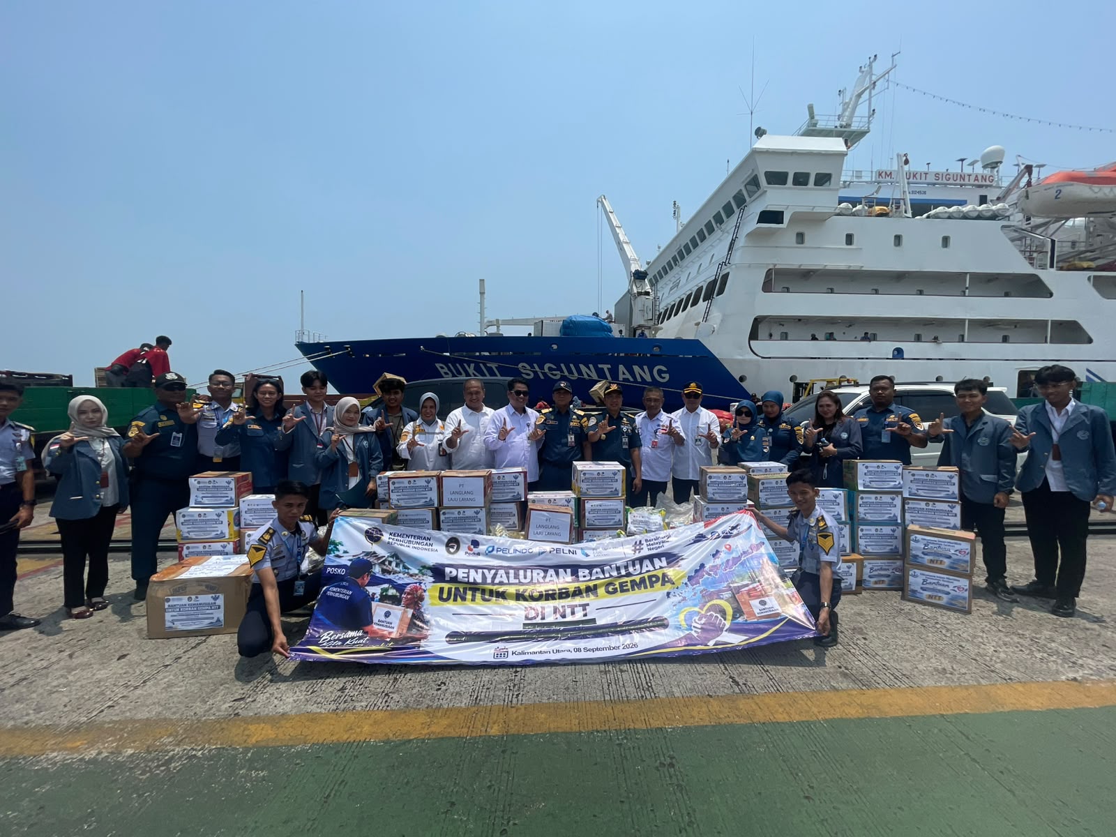 Insan Maritim Kota Tarakan Salurkan Bantuan Kemanusiaan untuk Korban Gempa NTT dalam Rangka Harhubnas 2026